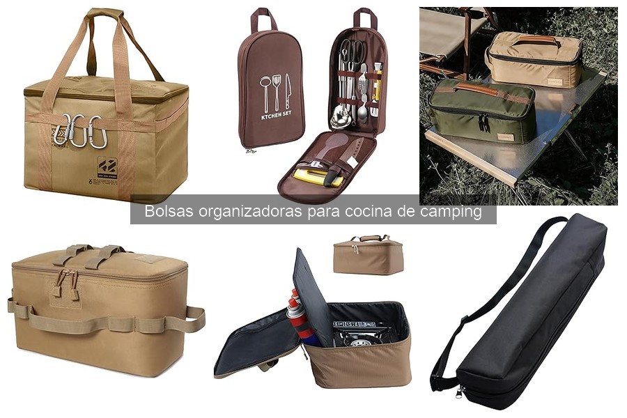 Ventajas de usar bolsas organizadoras en cocina de camping