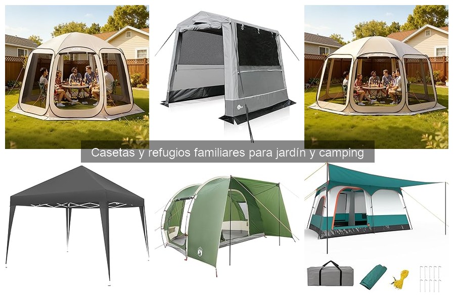 Ventajas de usar casetas para camping en familia: comodidad y más