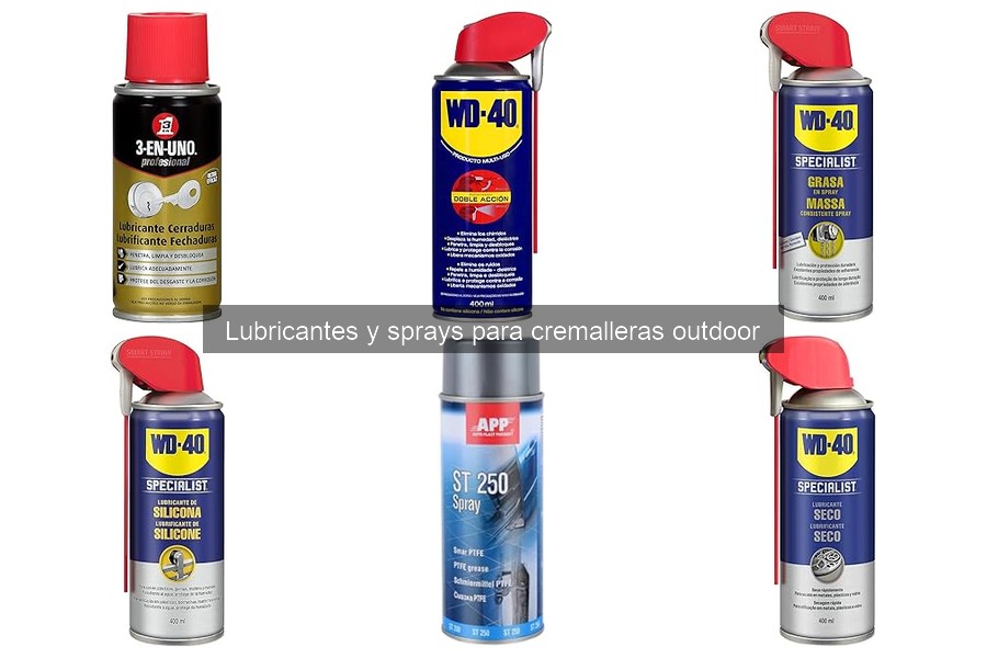 Ventajas de usar lubricantes para cremalleras outdoor