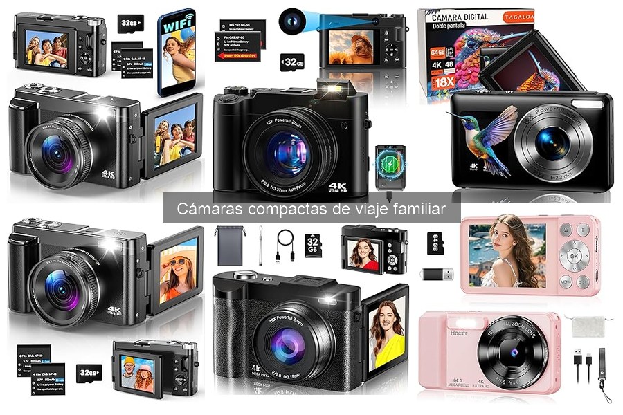 Ventajas y desventajas de cámaras compactas para viajes familiares
