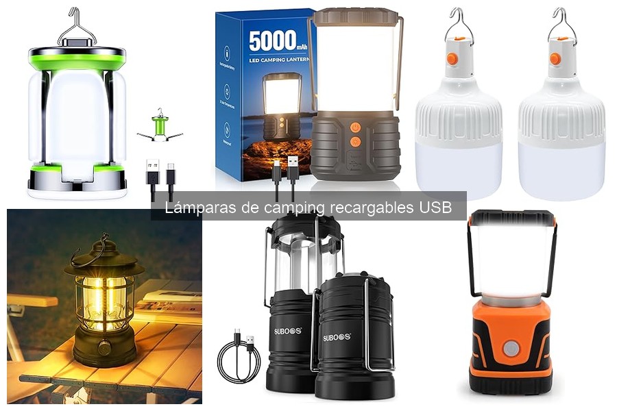 Ventajas y desventajas de lámparas de camping recargables