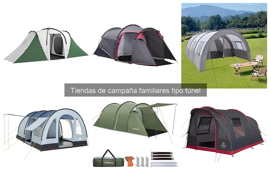 Ventajas y desventajas de las tiendas de campaña tipo túnel