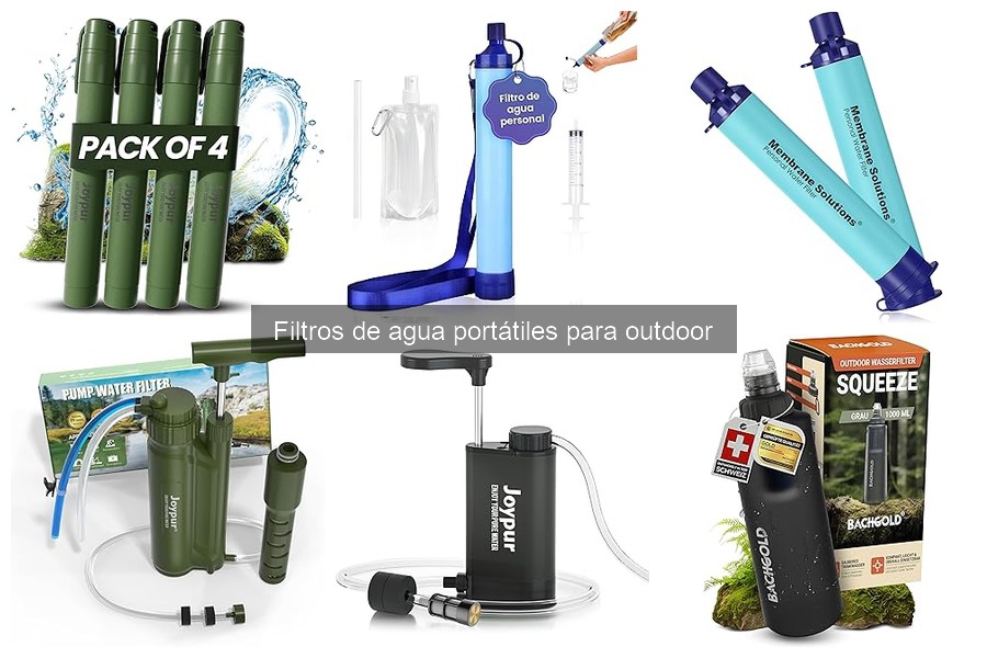Ventajas y desventajas de los filtros de agua portátiles