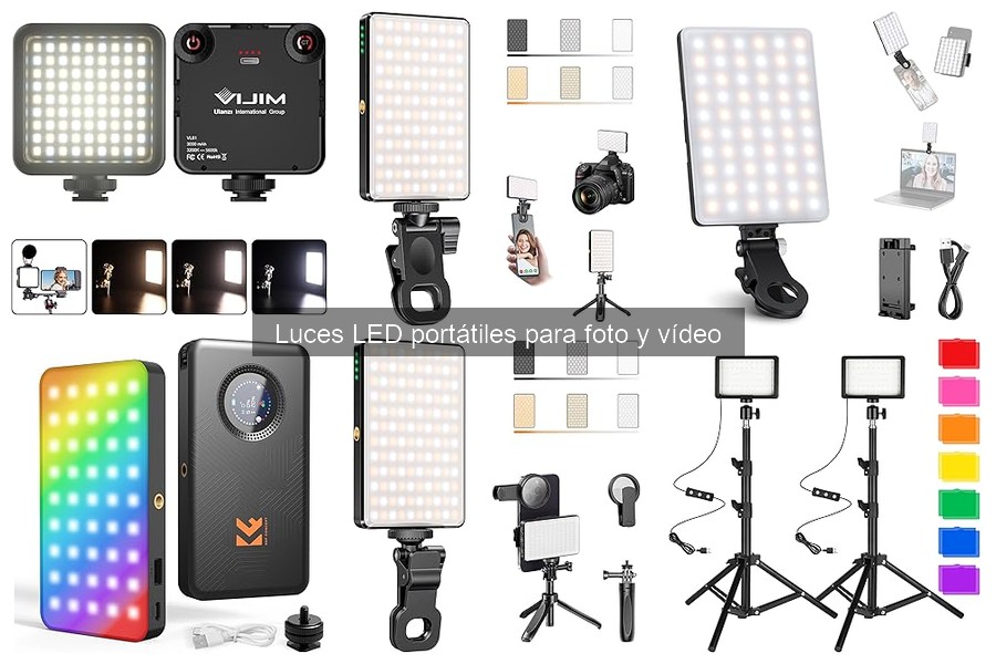 Ventajas y desventajas de luces LED portátiles para foto y vídeo