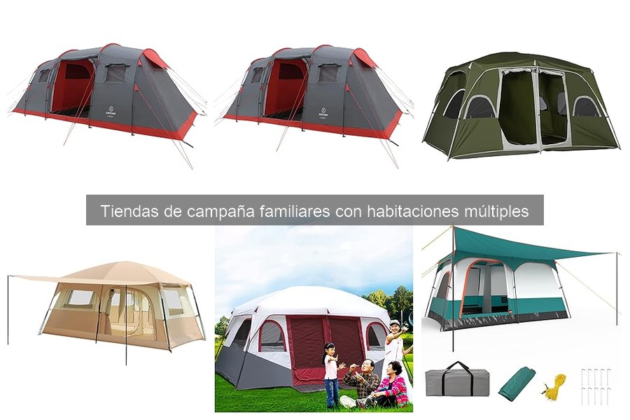 Ventajas y Desventajas de Tiendas de Campaña Familiares con Habitaciones Múltiples