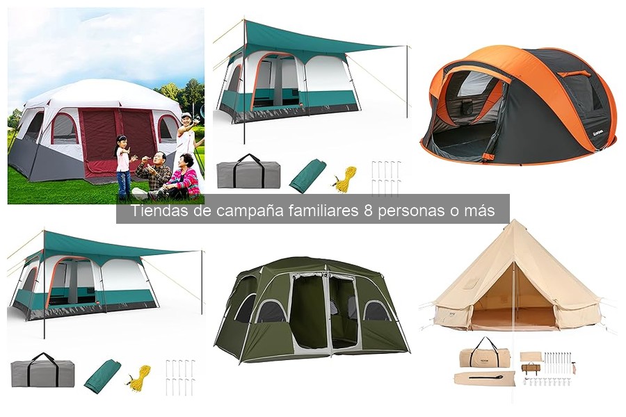 Ventajas y desventajas de tiendas de campaña familiares grandes