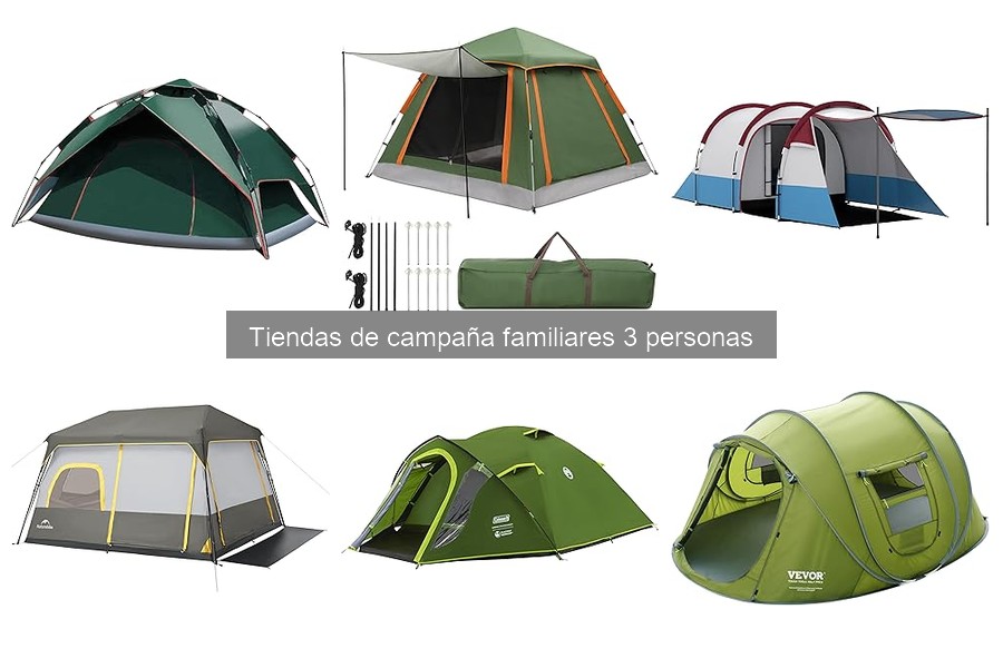 Ventajas y desventajas de tiendas de campaña para 3 personas