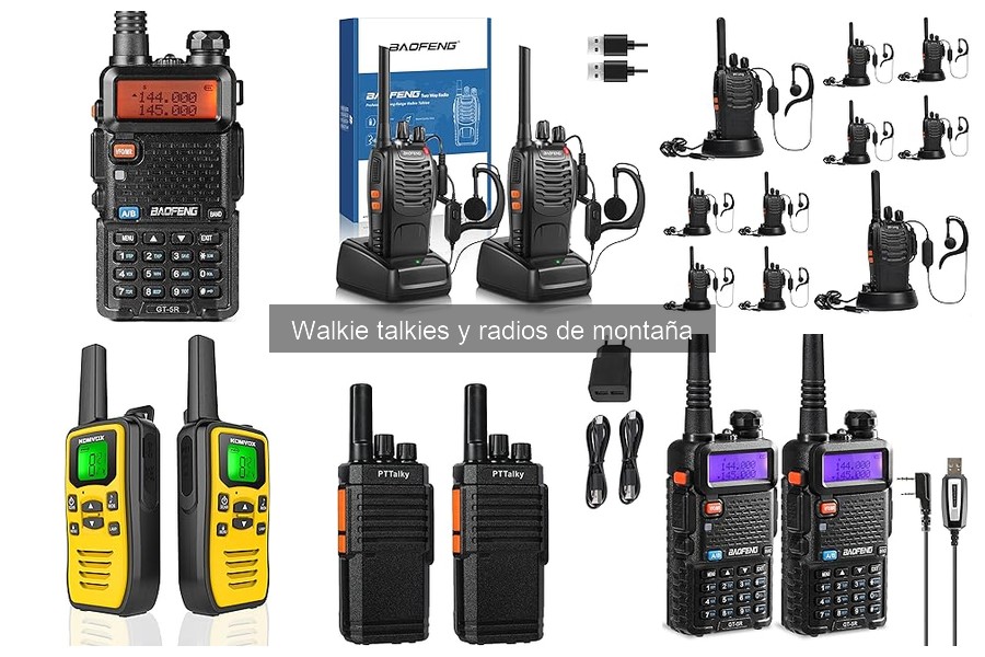 Ventajas y desventajas de walkie talkies en camping y senderismo