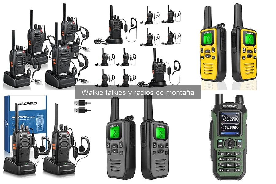 Walkie Talkies con Mayor Alcance para Grupo en Actividades